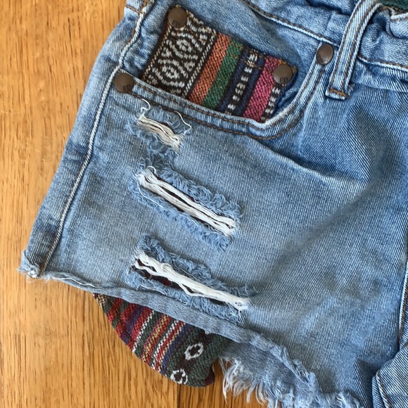 Free People Vintage Denim Shorts - Picture 4 of 4